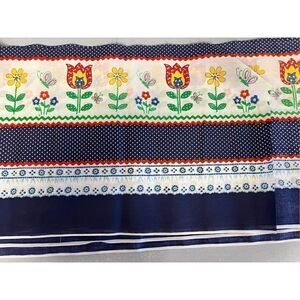 Retro tulip fabric 6 pieces